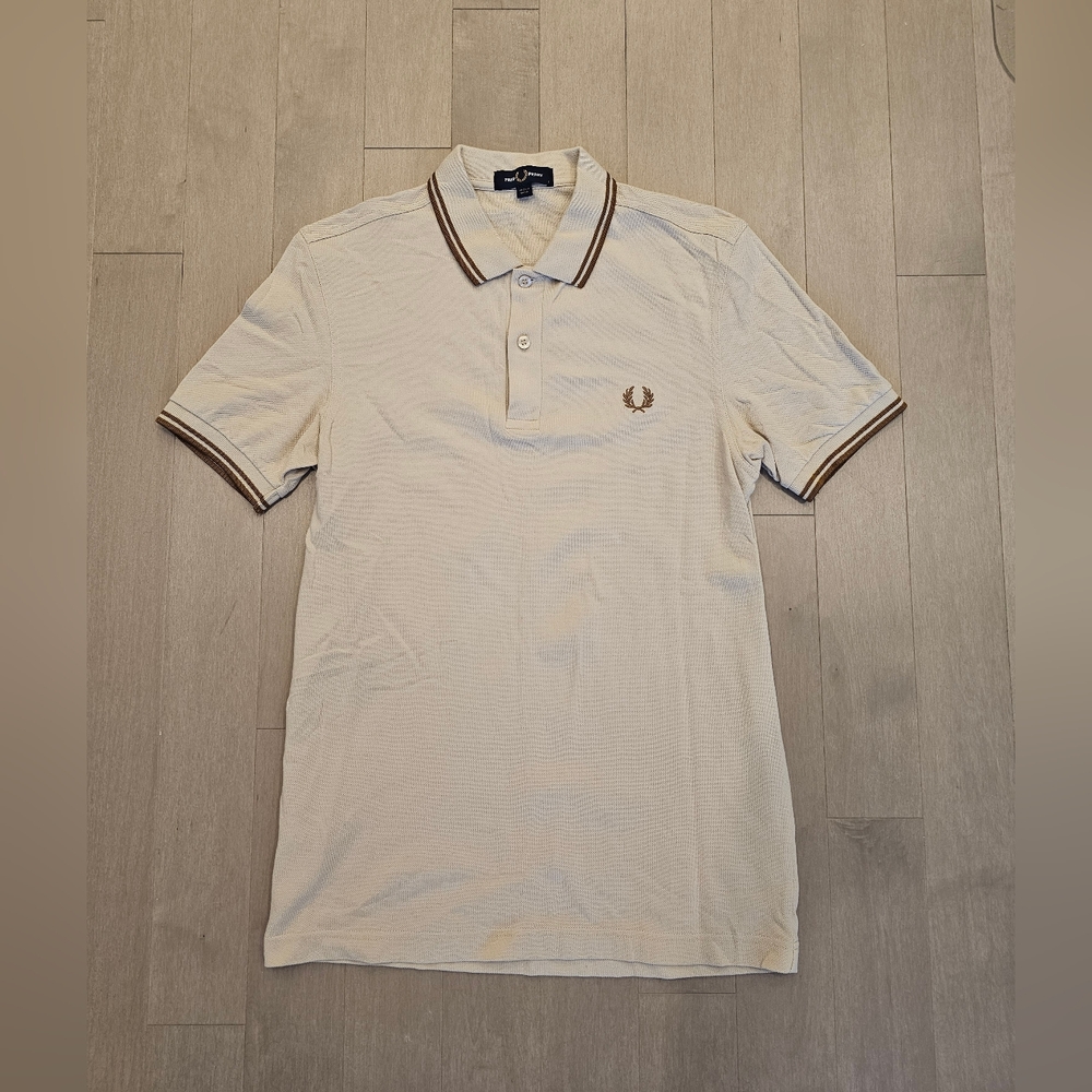 Fred Perry Cream Polo Shirt